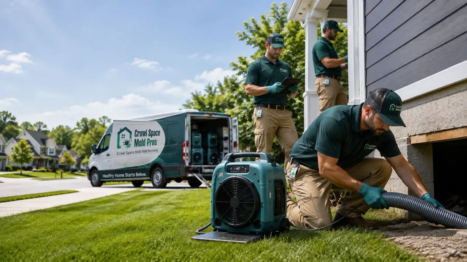 Crawl Space Mold Removal in Chilton, WI